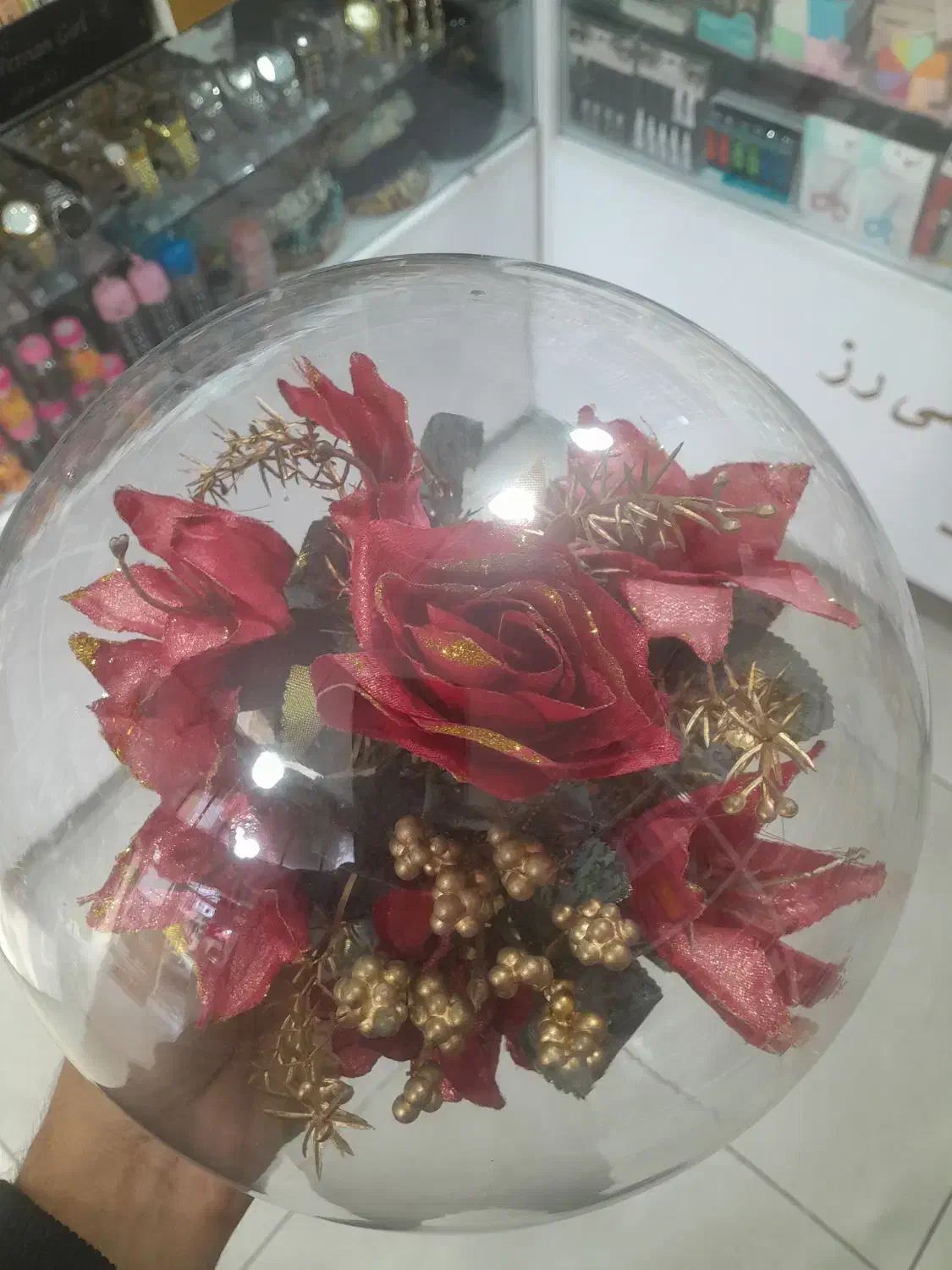 گوی حبابی گل مصنوعی|گل مصنوعی|ارومیه, |دیوار