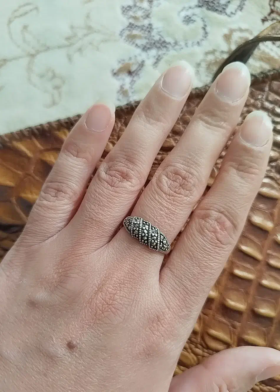 فروش ست ساعت و انگشتر نقره|جواهرات|سنندج, |دیوار