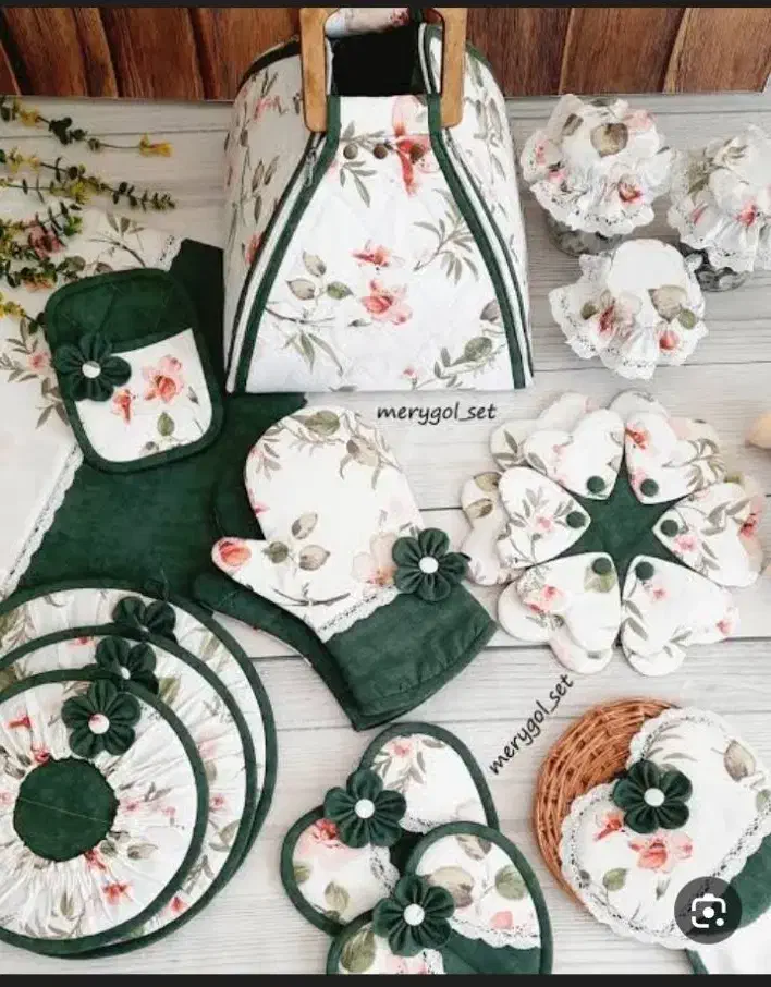 سرویس اشپزخانه عروس،کاربردی|سفره، حوله، دستمال آشپزخانه|قیدار, |دیوار