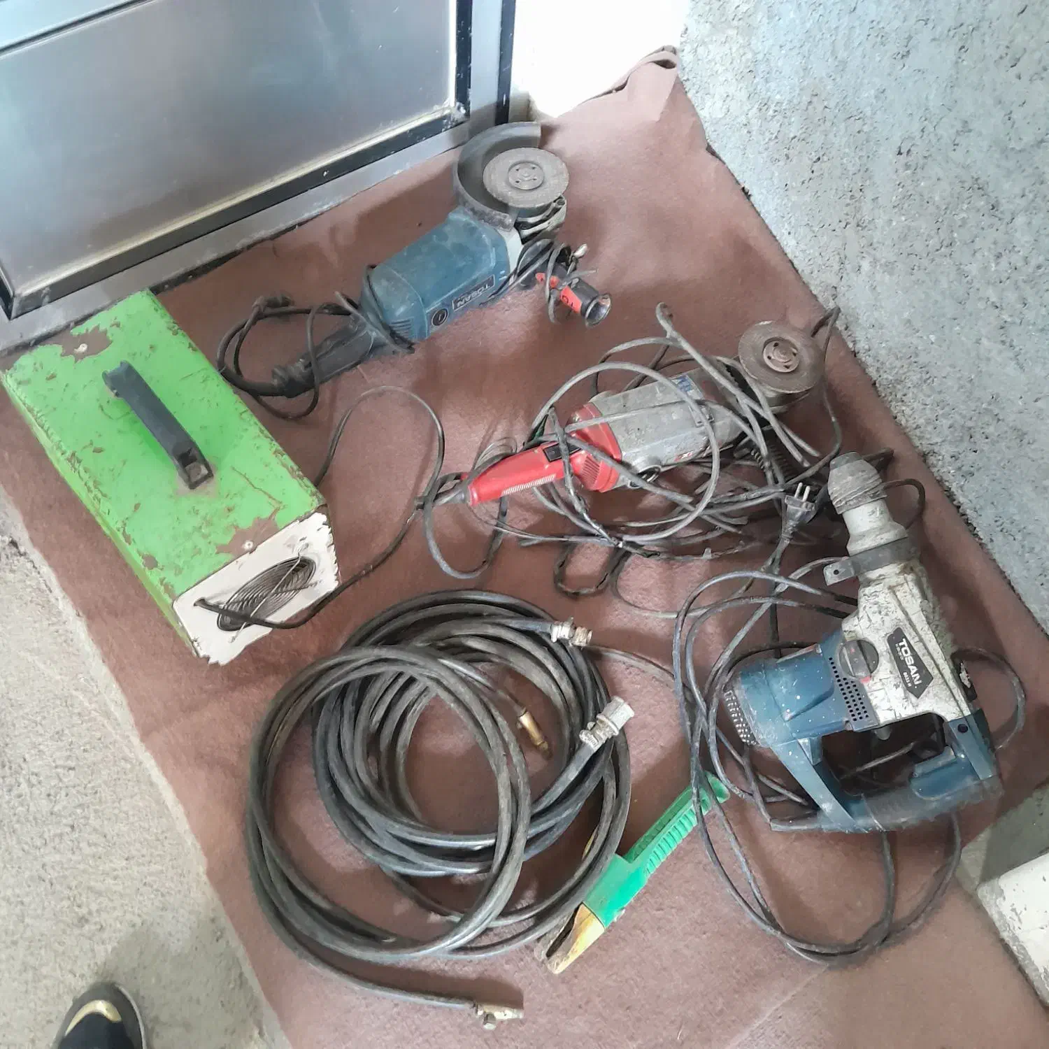 دلر . سنگ برقی . دستگاه جوش|ابزارآلات|خان ببین, |دیوار