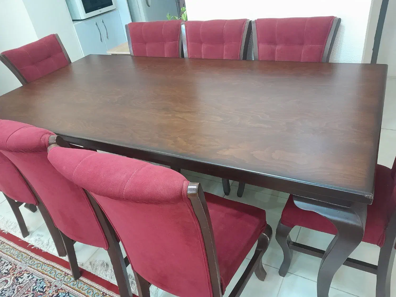 میز ناهار خوری ۸ نفره|میز و صندلی غذاخوری|شاهینشهر, شهرک گلدیس|دیوار