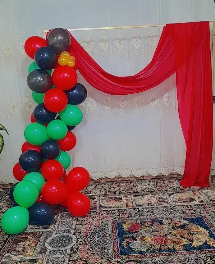 بادکنک ارایی. یلدا و تولد. اجاره  لوازم|خدمات پذیرایی، مراسم|نیشابور, فیض آباد|دیوار