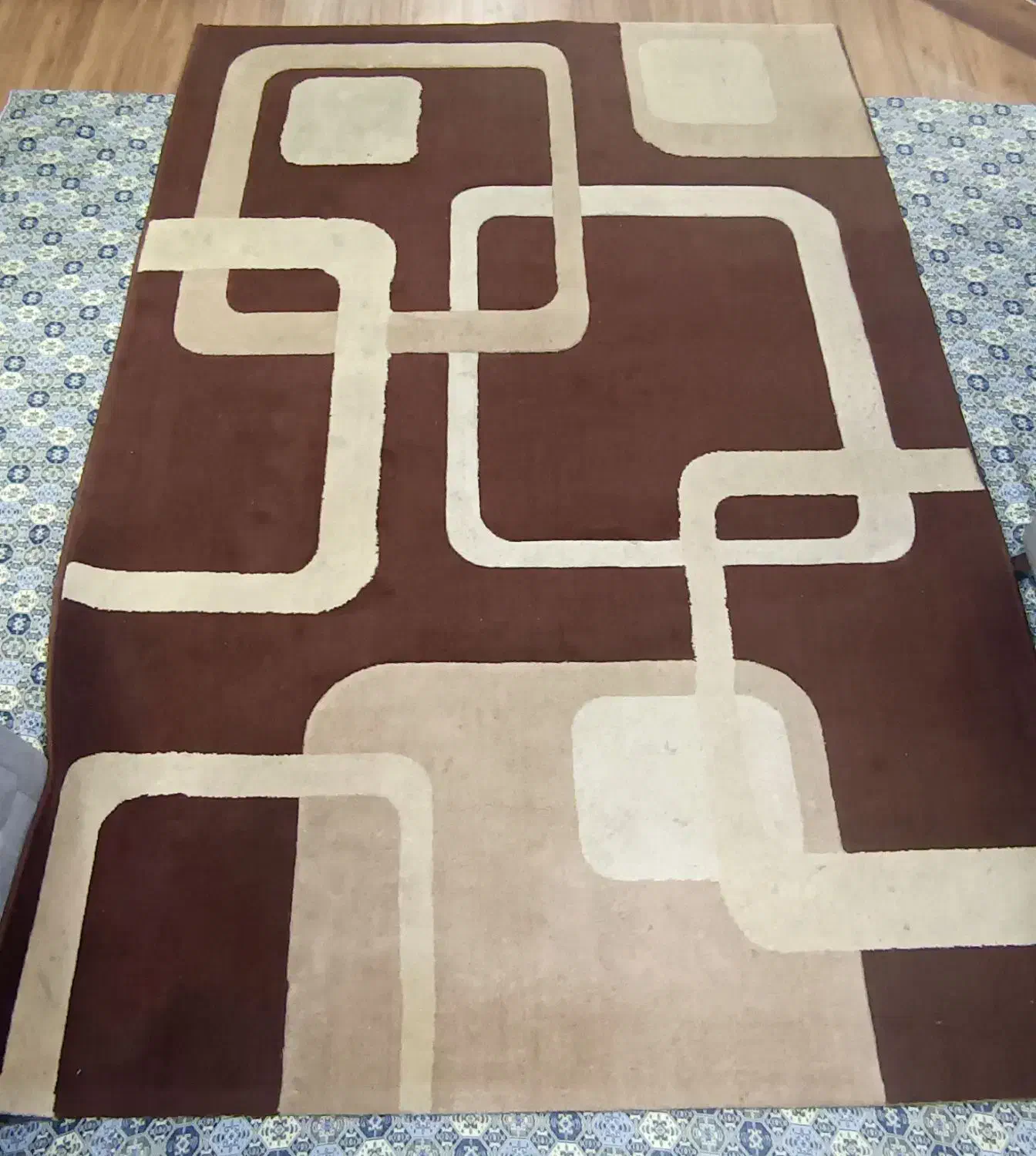 فرش فانتزی زیبا ، خوش رنگ و سالم|فرش|سمنان, |دیوار