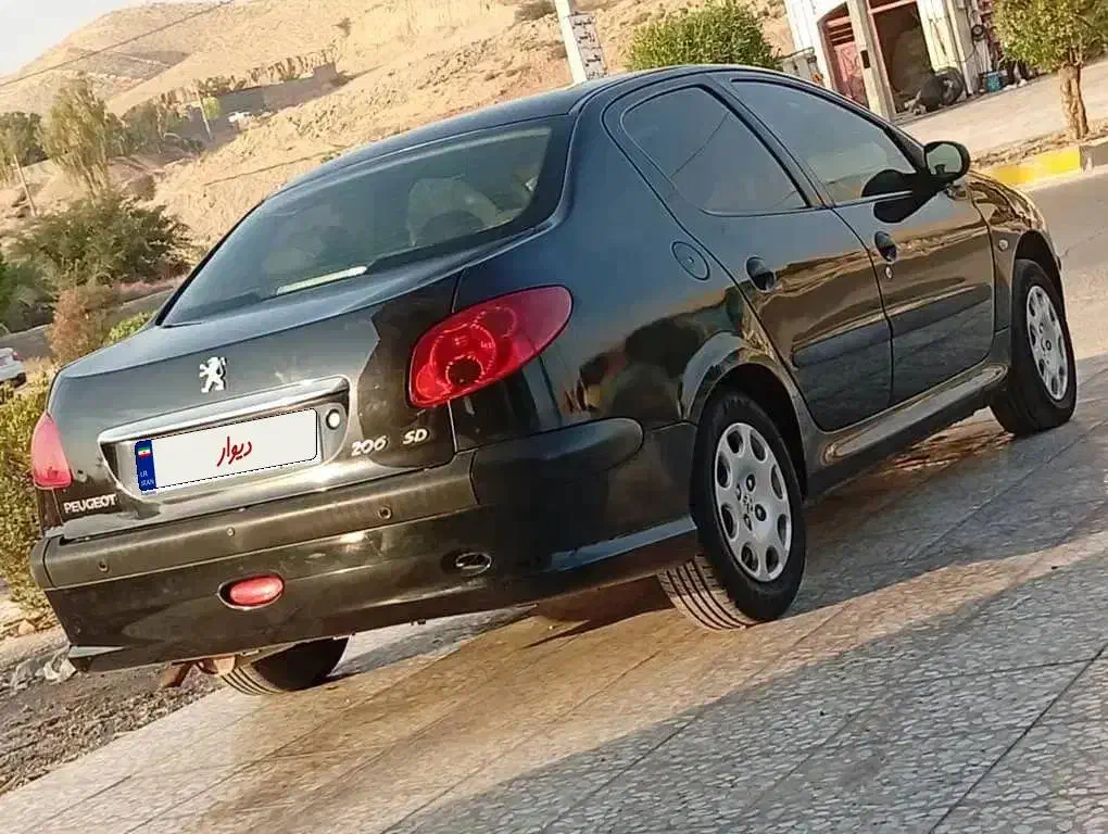 پژو 206 SD مدل 95 گاز سیمی درجه یک|خودرو سواری و وانت|کازرون, |دیوار