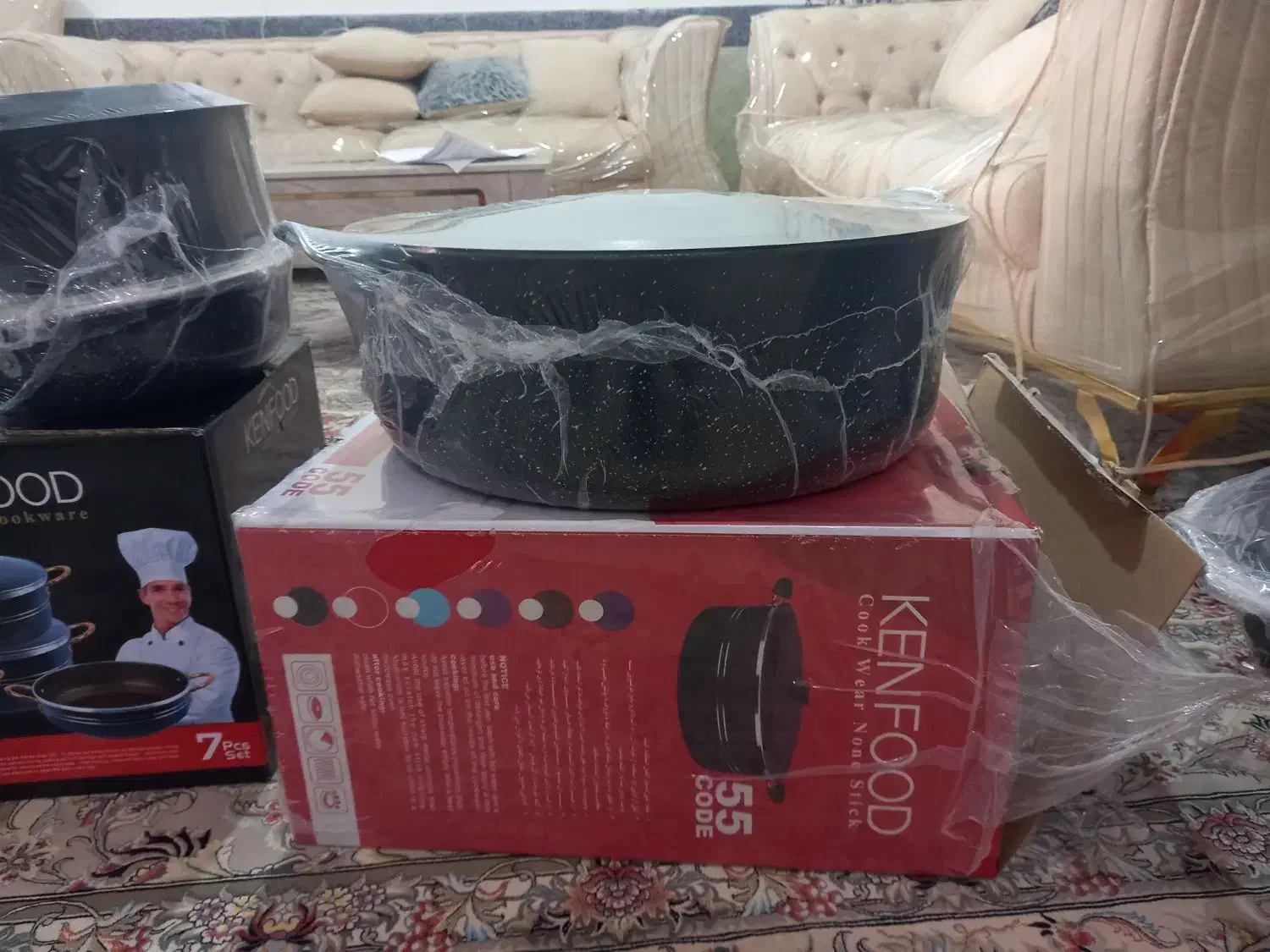 چند تیکه قابلمه وماهی تابه|ظروف پختوپز|ایذه, |دیوار