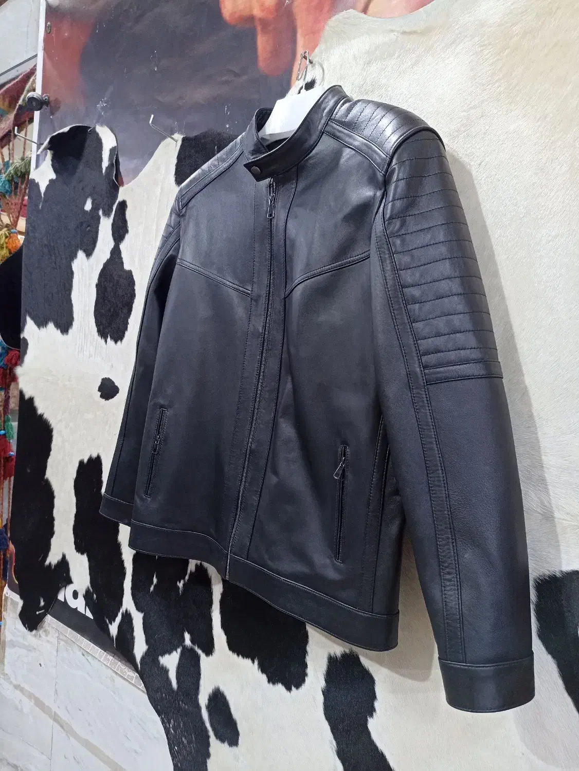 کاپشن چرم مردانه و زنانه ۲۰۲۵|لباس|میانه, |دیوار