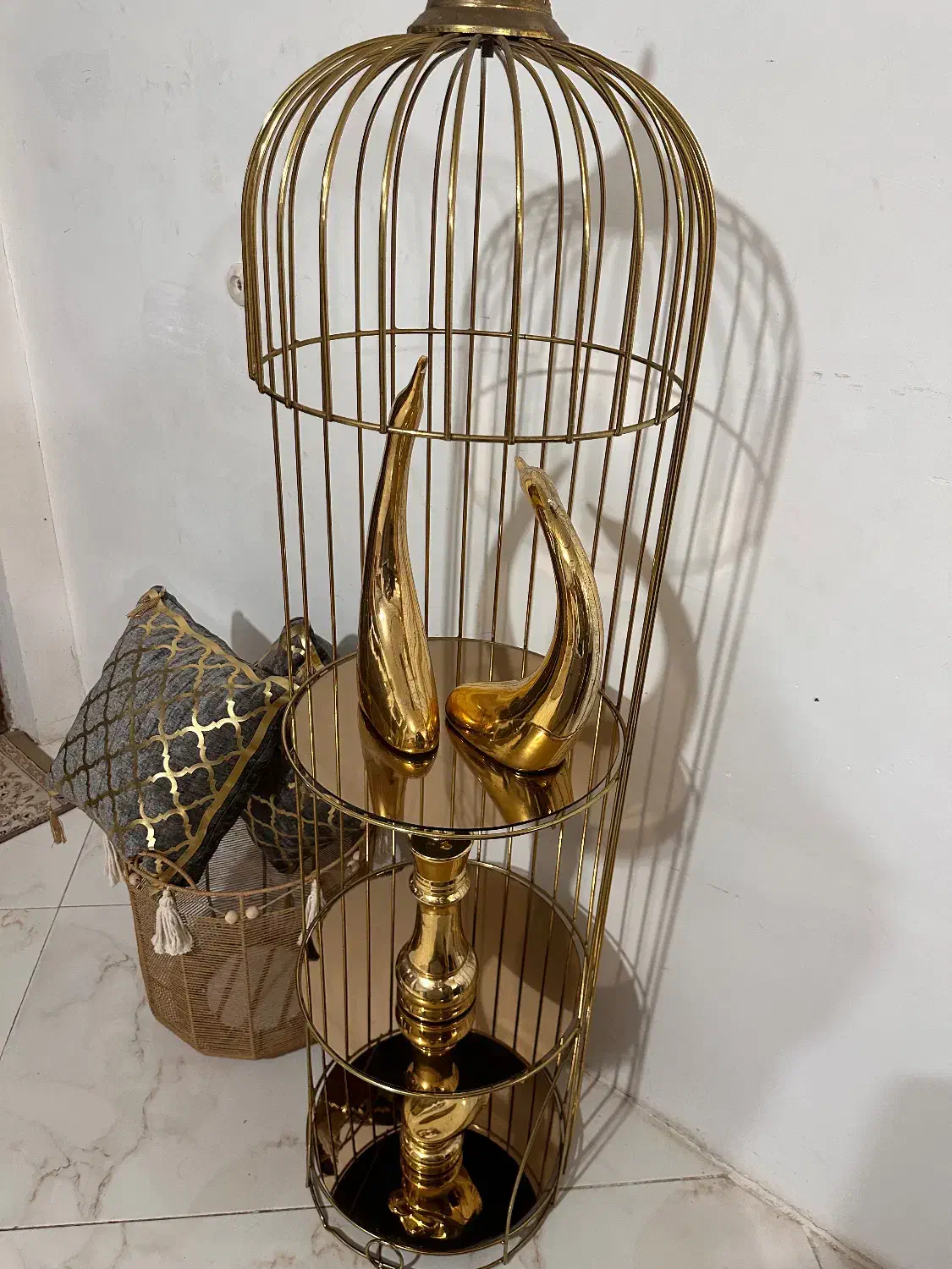 قفس دکوری|صنایع دستی و سایر لوازم تزئینی|بابکان, |دیوار