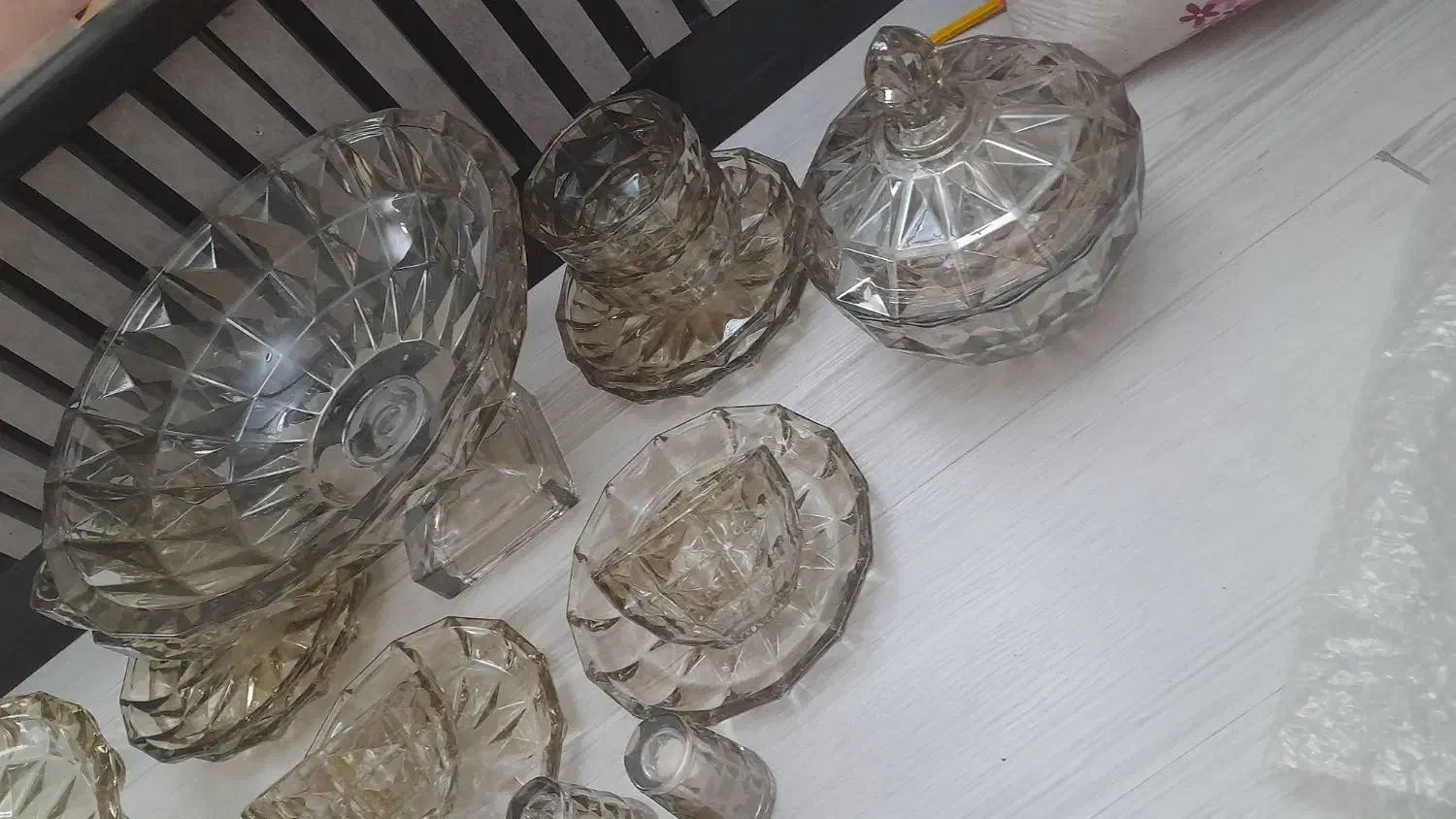 سرویس ۶ نفره کریستال|ظروف سرو و پذیرایی|پردیس, فاز ۱۱|دیوار