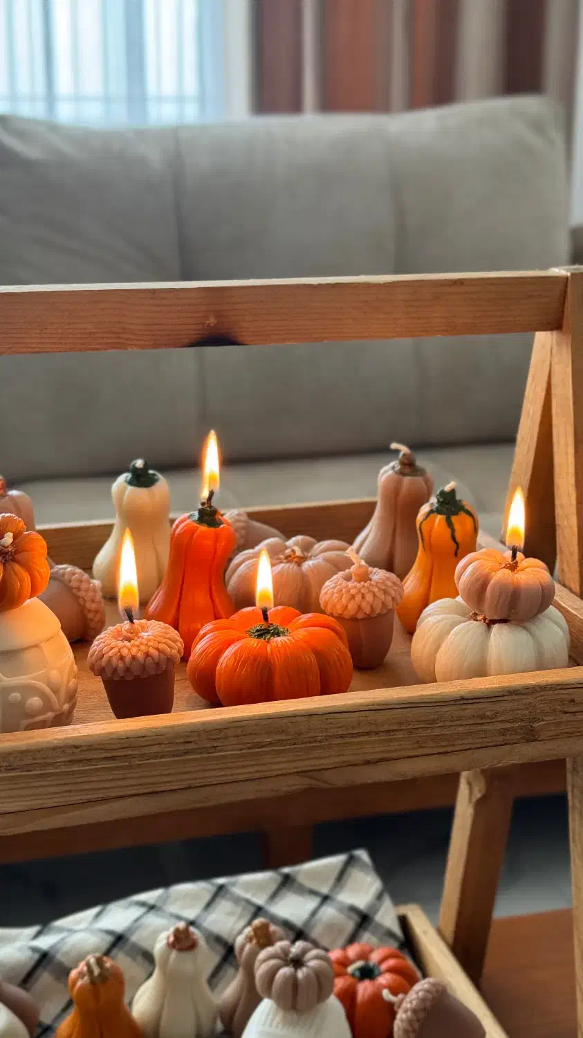 شمع پاییزی|صنایع دستی و سایر لوازم تزئینی|هشتگرد, هشتگرد قدیم|دیوار