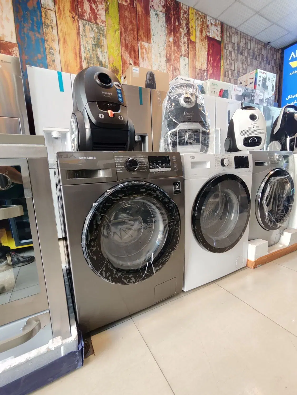 اقساطی چکی لباسشویی ۹ کیلویی سامسونگ مدل P1490|ماشین لباسشویی و خشککن لباس|تهران, نیروی دریایی|دیوار