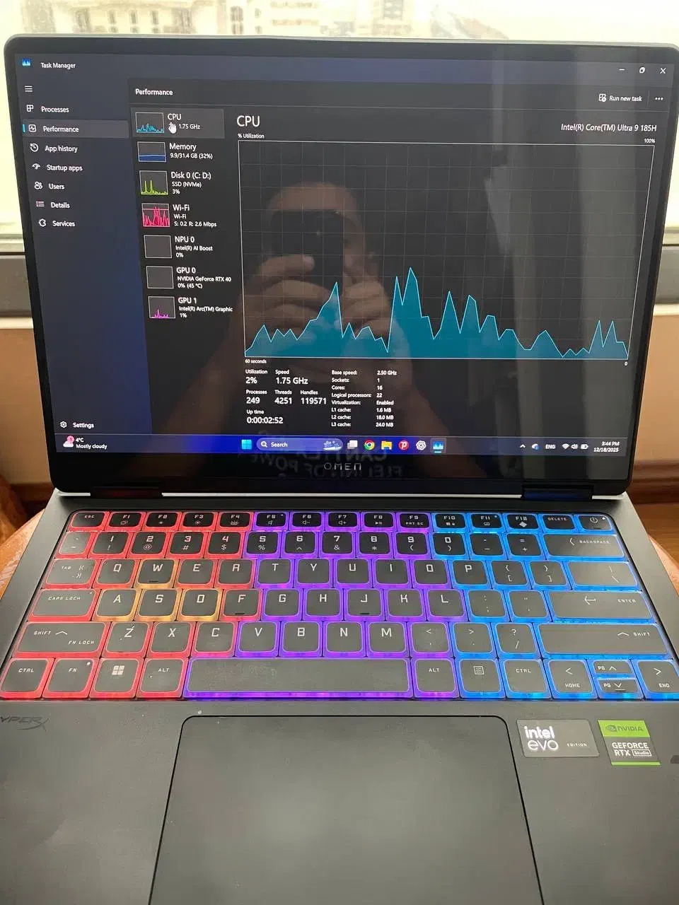 لپ تاپ hp omen 14 transcend Ultra 9|رایانه همراه|تهران, شهرک صدرا|دیوار