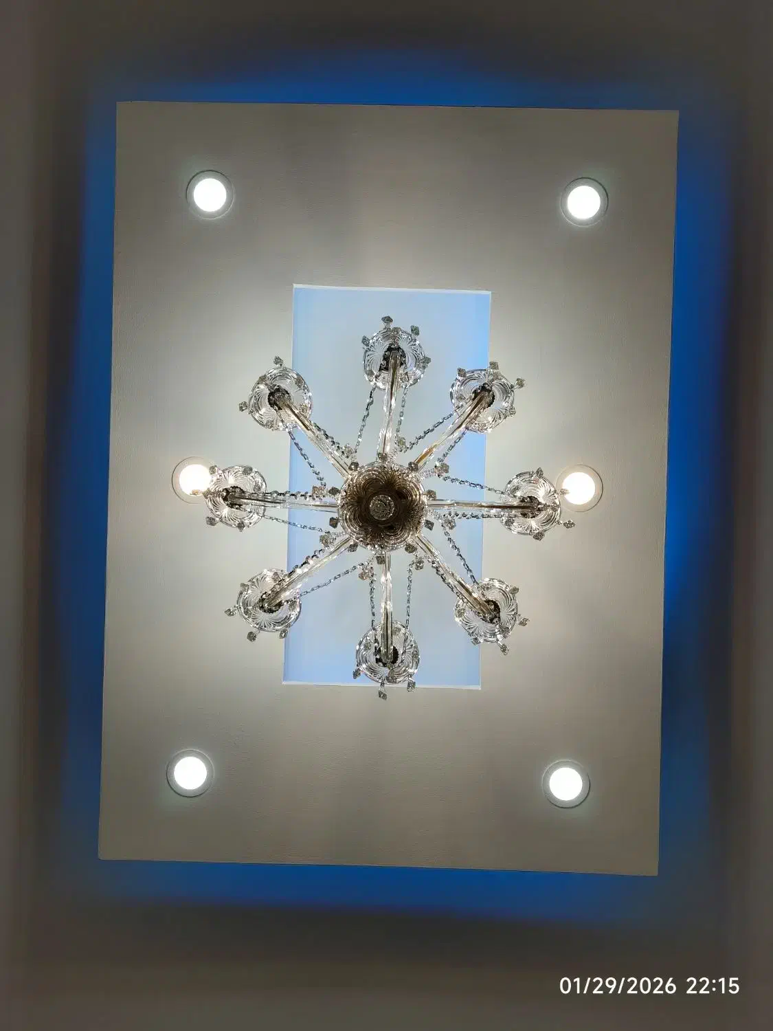 لوستر کریستال چک|لوستر و چراغ آویز|پرند, فاز ۴|دیوار