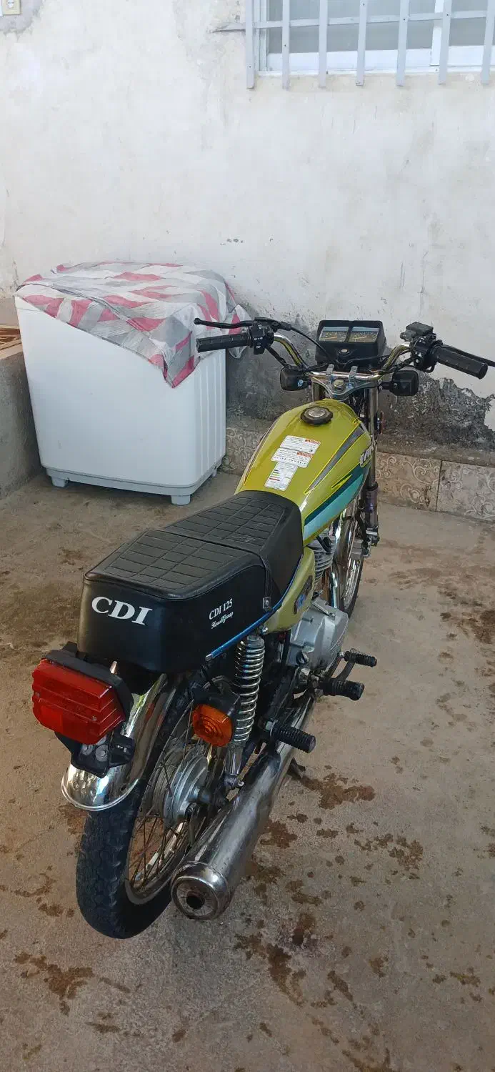 موتور سیکلت ۱۲۵ پنج دنده استارتی به شرط|موتورسیکلت|آق قلا, |دیوار