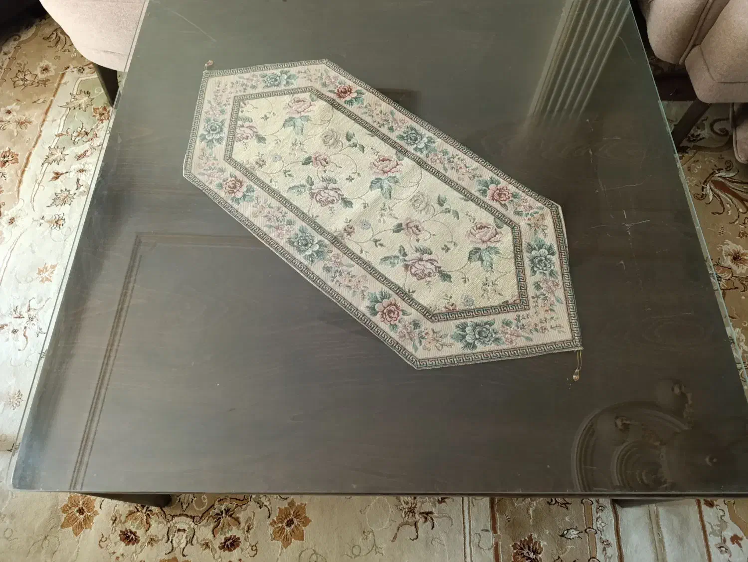 میز وسط به ابعاد یک در یک|مبلمان خانگی و میز عسلی|رودهن, |دیوار