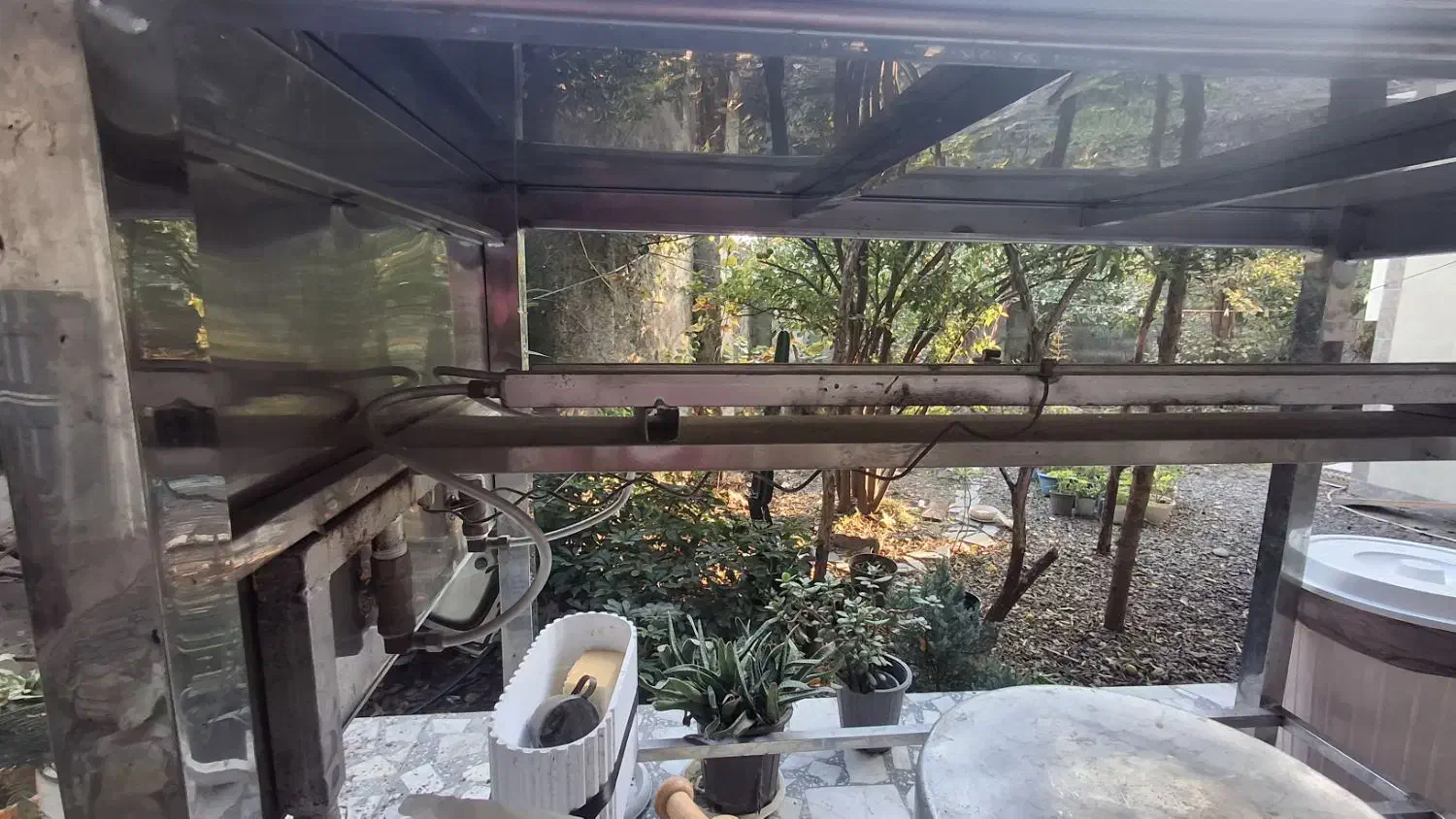 میز استیل نگیر شعله دار|کافی‌شاپ و رستوران|سنگر, |دیوار