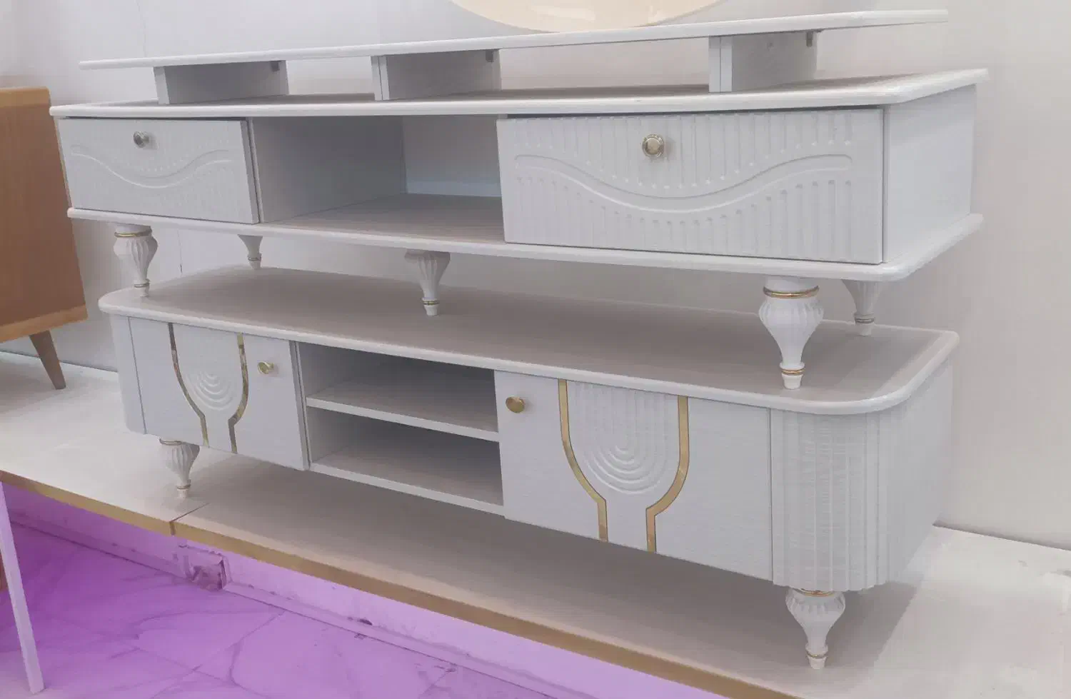 میز و عسلی و کنسول و میز tv ست هم عسلی سه تیکه|مبلمان خانگی و میز عسلی|ملایر, |دیوار