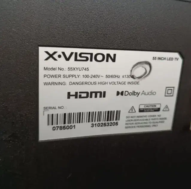 تلوزیون ایکس ویژن ۵۵ و ال جی ۴۲|تلویزیون و پروژکتور|تهران, اوقاف|دیوار