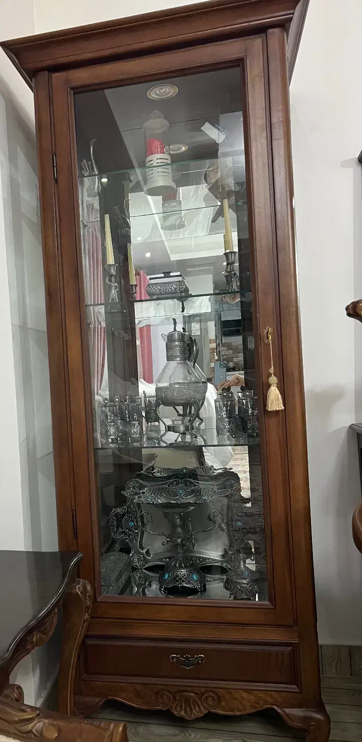 ویترین چوبی|بوفه، ویترین، کنسول|رشت, علی آباد|دیوار