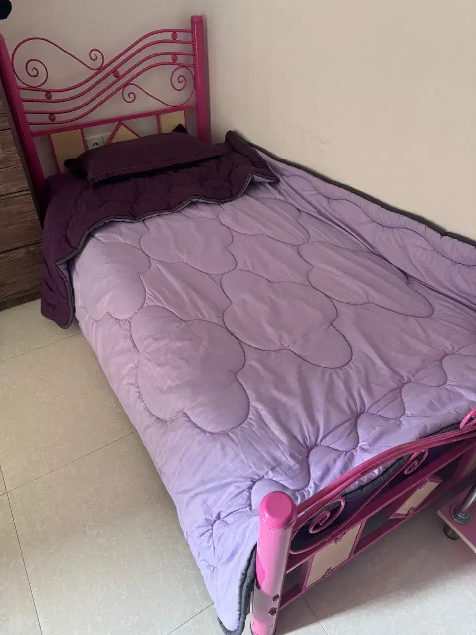 تخت خواب و کمدکودک ونوجوان|تخت و سرویس خواب|اسلام‌شهر, شهرک واوان|دیوار