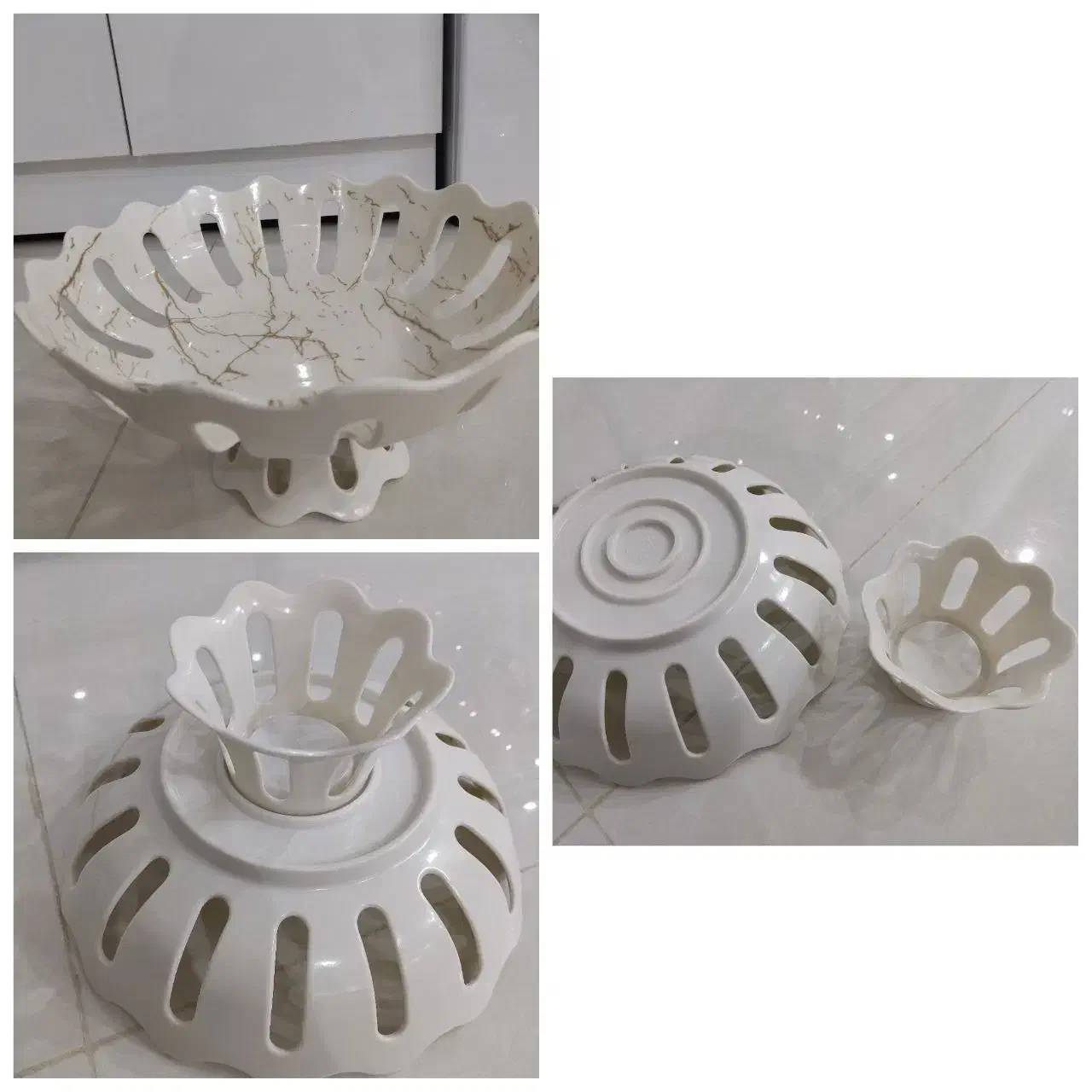 دوعدد جامیوه آکبند|ظروف سرو و پذیرایی|مهاباد (آذربایجان غربی), |دیوار