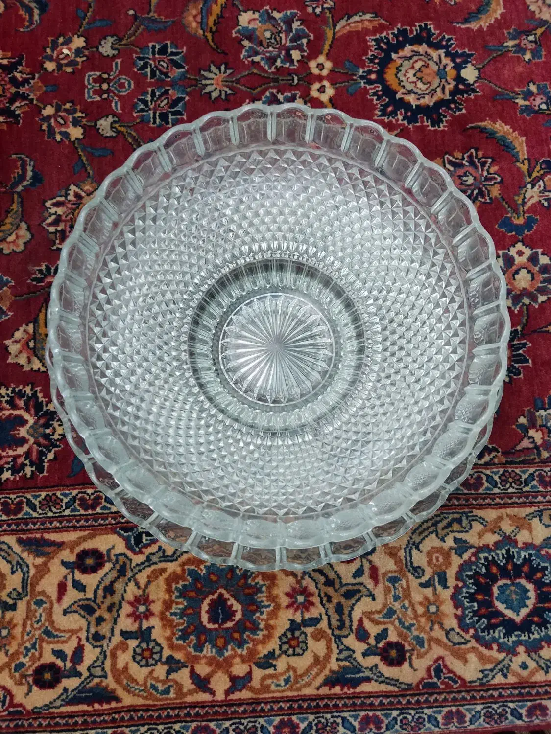 بزرگترین کاسه قدح امریکایی دونه اناری|کلکسیون اشیاء عتیقه|تهران, پونک|دیوار