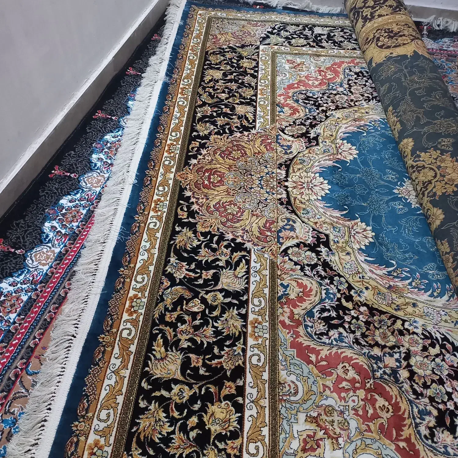 یک عدد فرش ۱۲متری سالم|فرش|ورامین, ورامین|دیوار