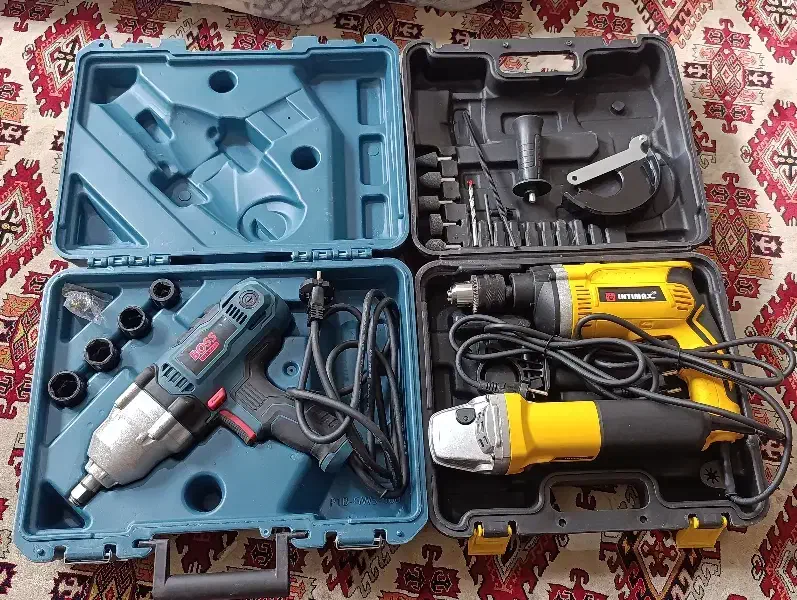 سنگ فرز دریل و بکس برقی|ابزارآلات|گنبد کاووس, |دیوار