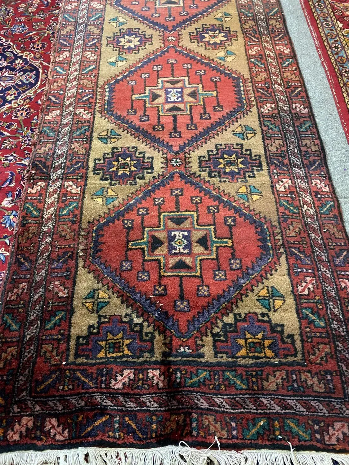 فرش کناره ۲ عدد|فرش|تبریز, |دیوار