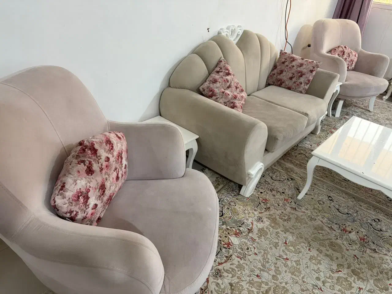 مبل۷نفره عسلی میزنهارخوری ۷نفره میز تی وی|مبلمان خانگی و میز عسلی|بندر کنگان, |دیوار