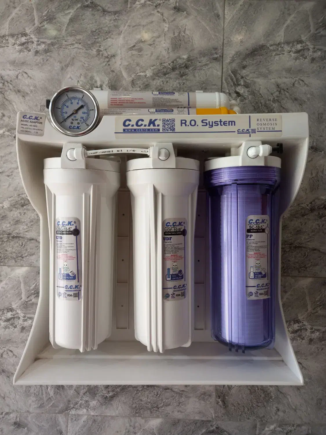 تصفیه آب ۶ مرحله ای CCK|آبسردکن و تصفیه آب|گرگان, |دیوار