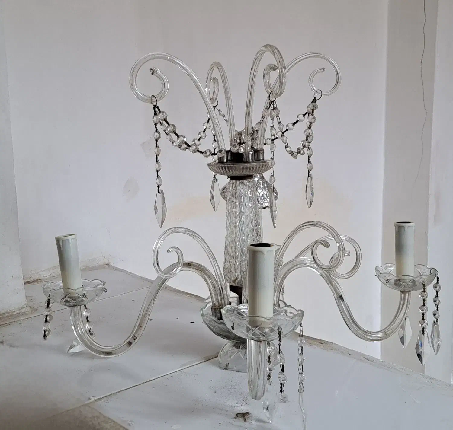 لوستر شیشه ای|لوستر و چراغ آویز|آذرشهر, |دیوار