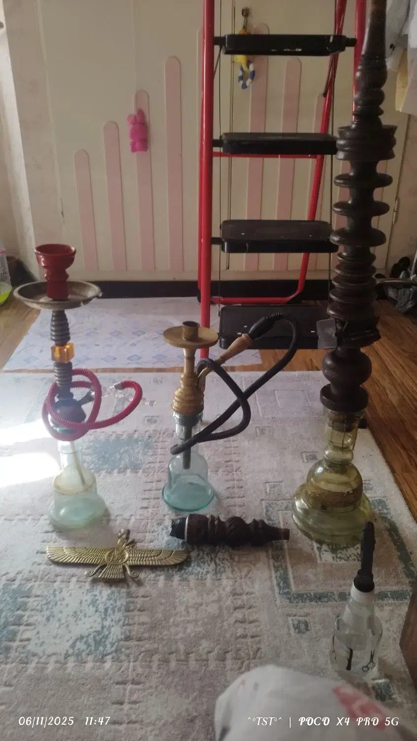 قلیون برنج. چوبی. معمولی. زیر قیمت|صنایع دستی و سایر لوازم تزئینی|کرج, شهرک فهمیده|دیوار