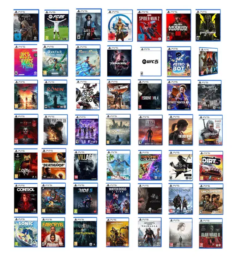 بازی ps5 قانونی با پایین ترین قیمت|کنسول، بازی ویدئویی و آنلاین|رشت, سعدی (تختی)|دیوار