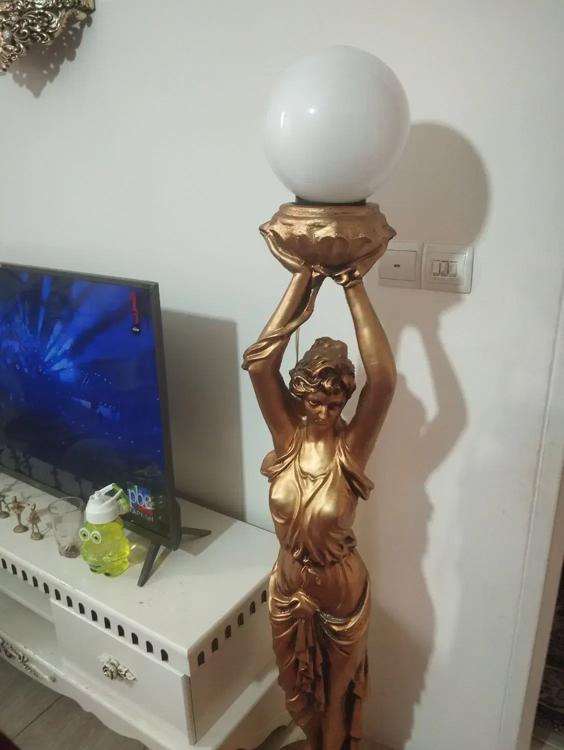 دو عدد تندیس چراغ دار|مجسمه، تندیس، ماکت|قزوین, |دیوار