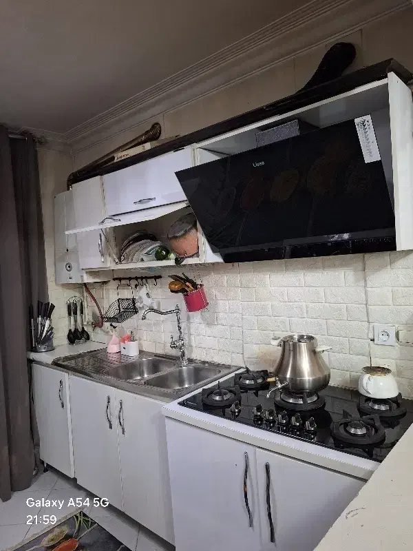 کابینت فلزی|آب‌چکان و نظم‌دهنده ظروف|کرج, حصارک بالا|دیوار