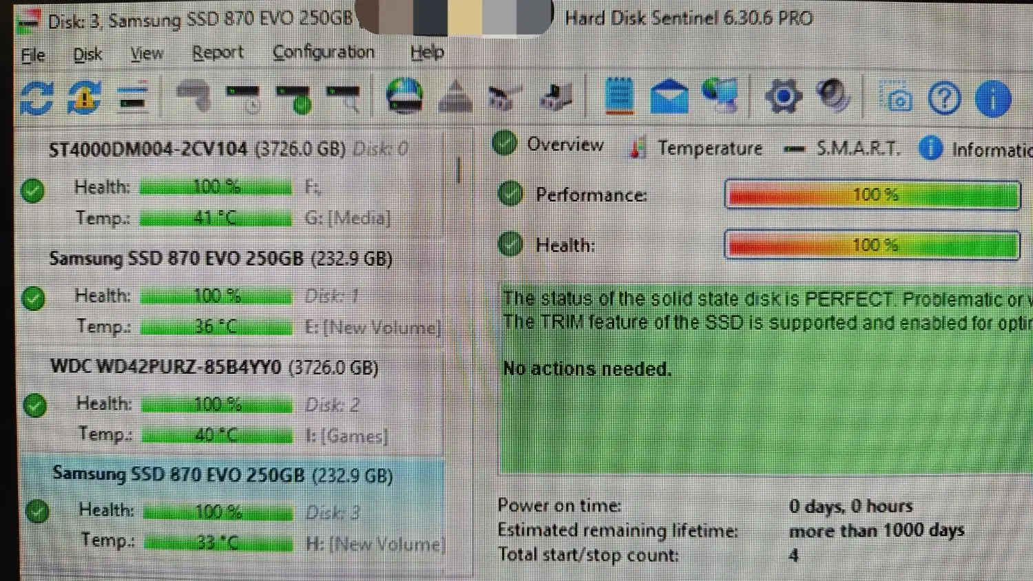 SSD Samsung 870 EVO 250 GB|قطعات و لوازم جانبی رایانه|مشهد, شهید فرامرز عباسی|دیوار