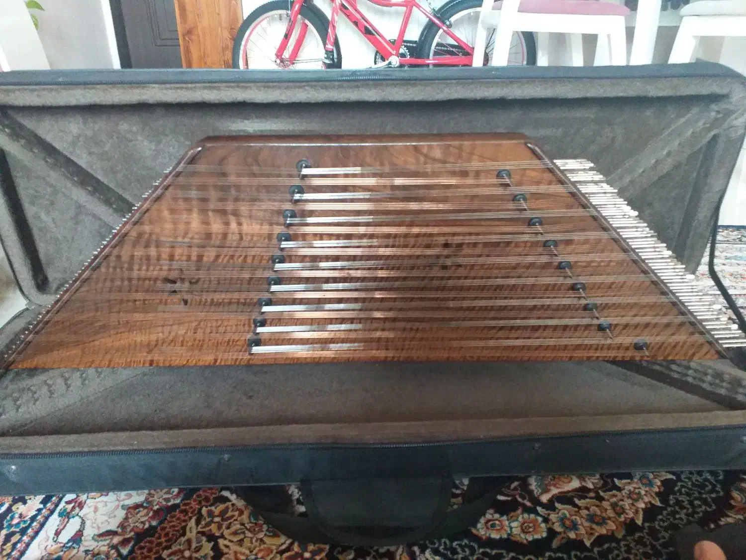 سنتور دومهره چوب گردو|سازهای سنتی|مشهد, جاهد شهر|دیوار