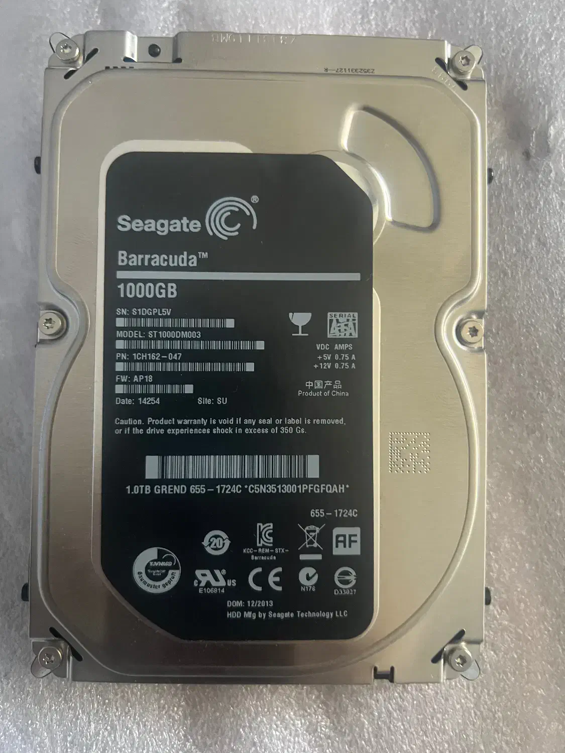 هارد ۱ ترابایت اینترنال seagate barracuda|قطعات و لوازم جانبی رایانه|زنجان, |دیوار