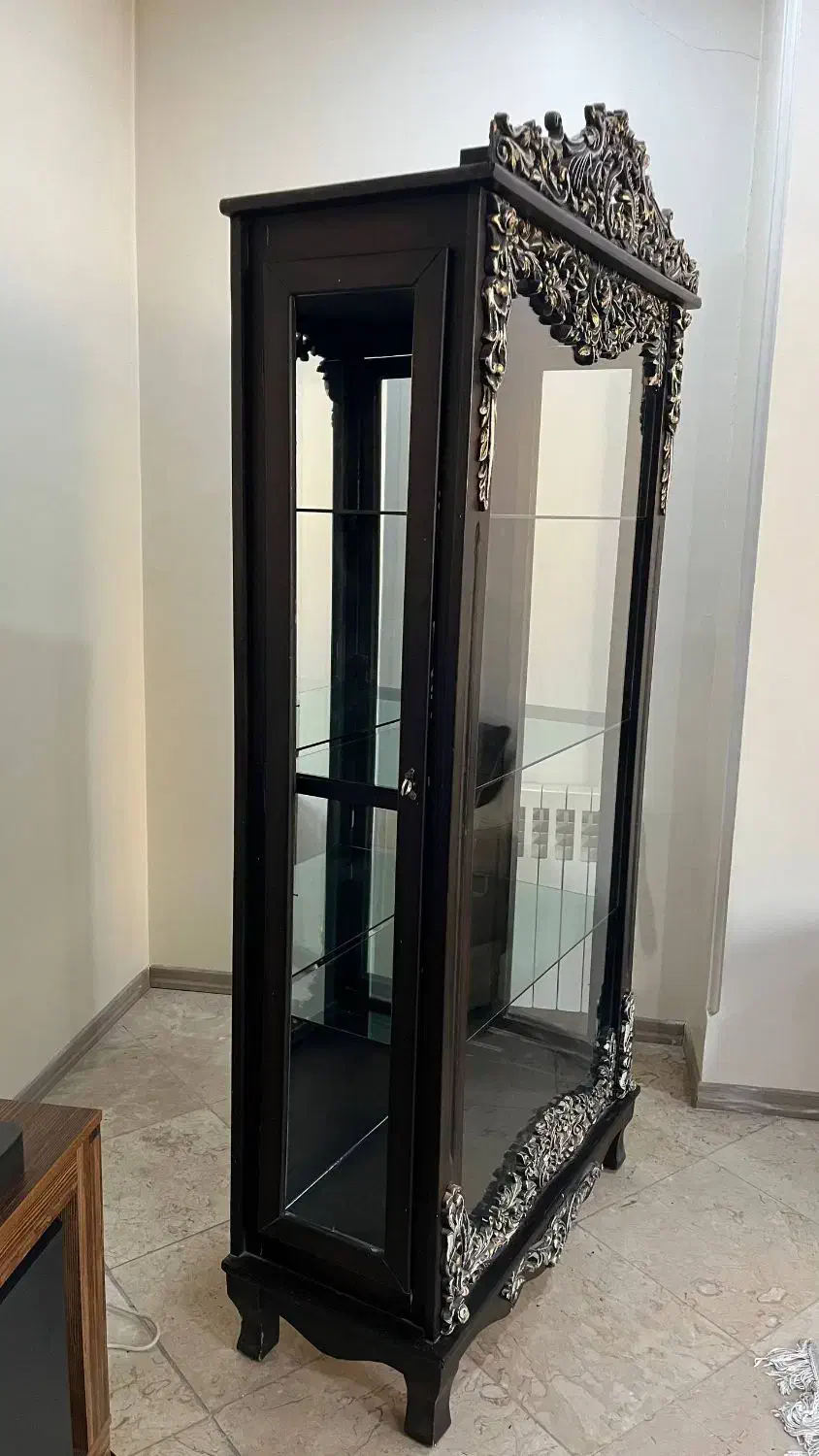 بوفه آنتیک چوبی|بوفه، ویترین، کنسول|تهران, باغ فیض|دیوار