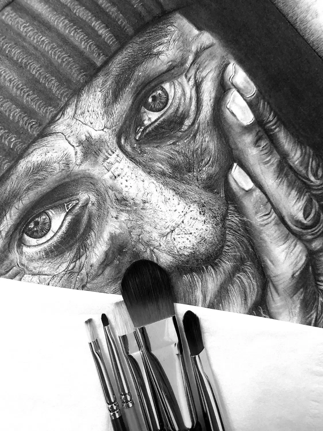 طراحی سیاه قلم|تابلو، نقاشی، عکس|کرمان, |دیوار