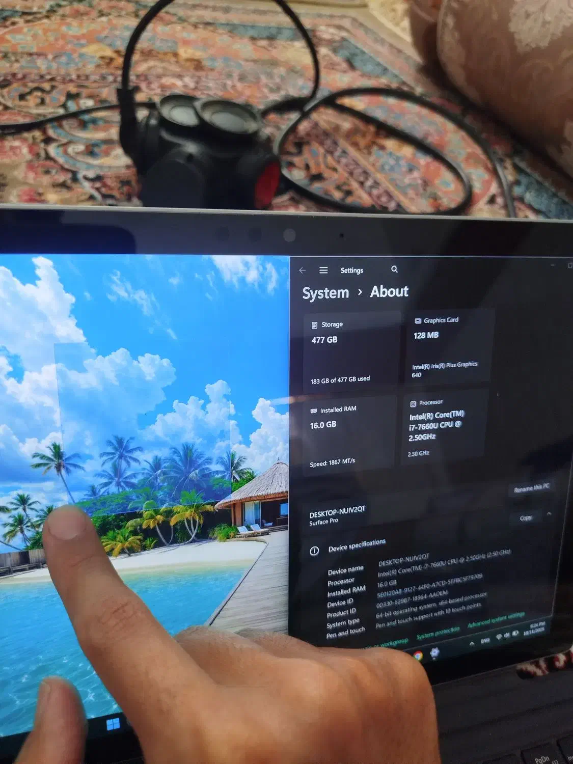 لپ تاپ تبلت شو سرفیس|رایانه همراه|سراوان, |دیوار