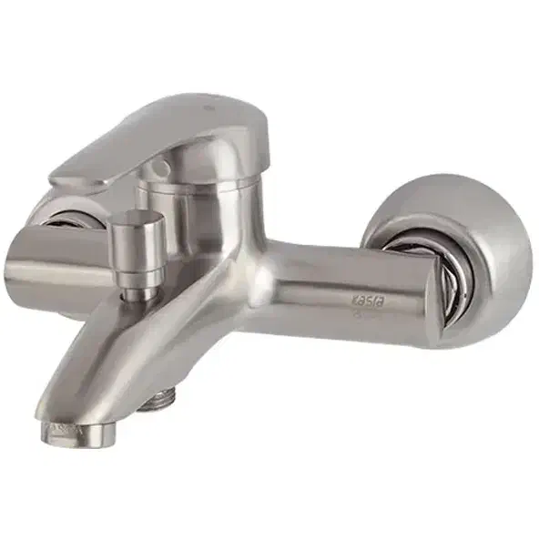 شیر حمام کسری مدل آبتین کروم مات|لوازم حمام|شیراز, محراب|دیوار