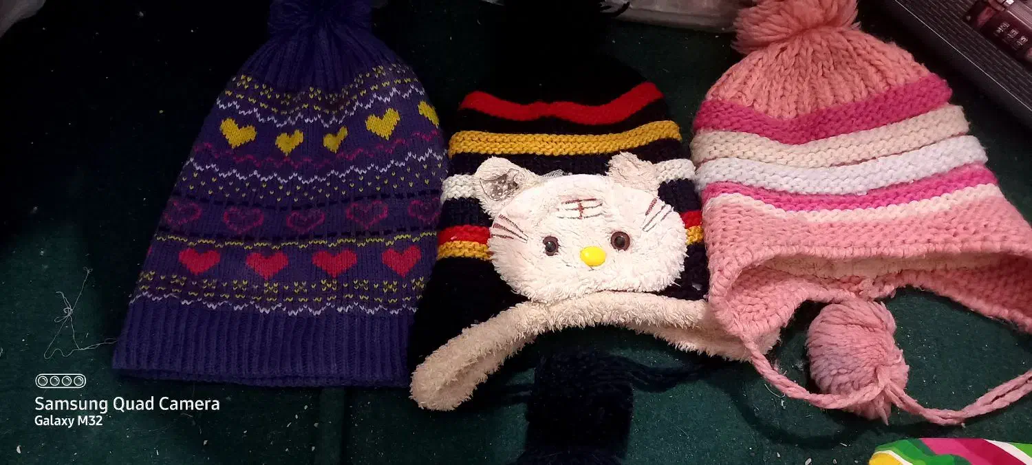 سه تا کلاه مناسب پنج تا نه سال|کفش و لباس بچه|کرمان, |دیوار