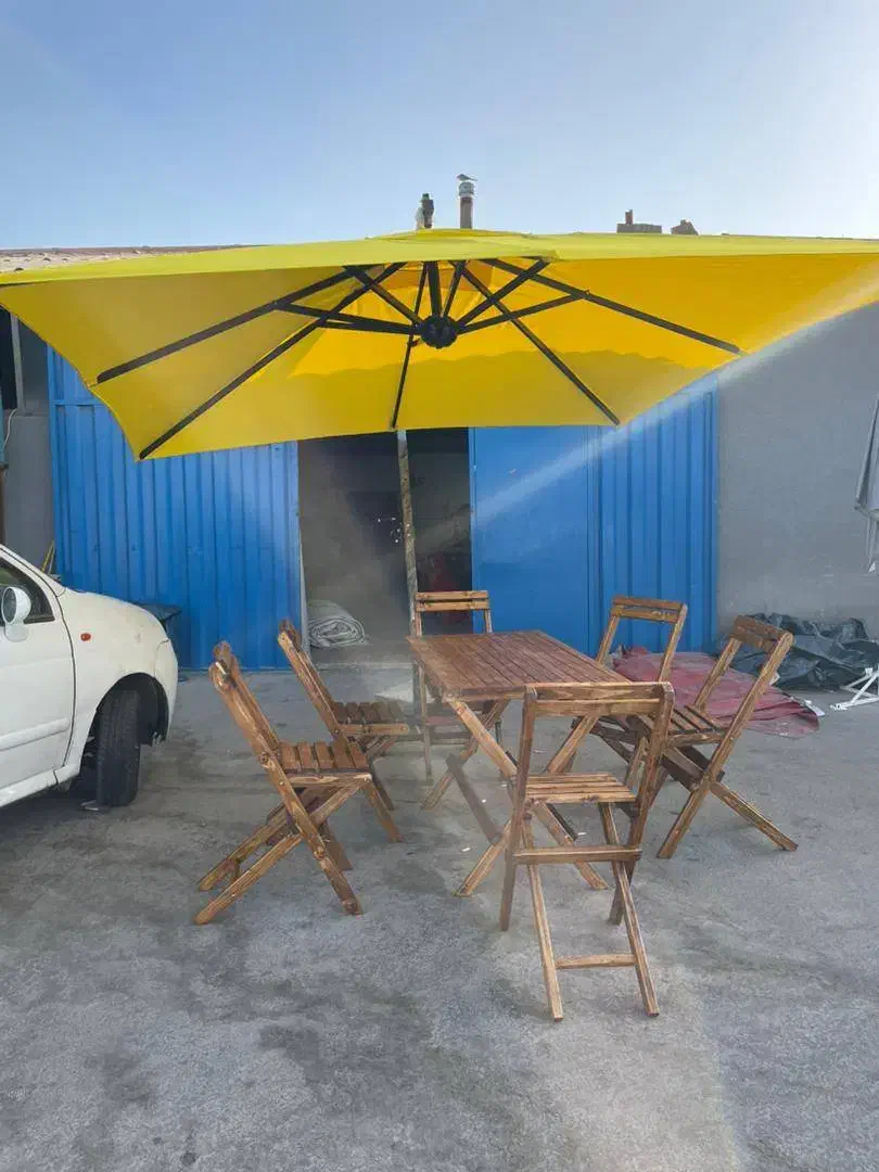 چادر چتر مربع ۴در۴ سایبان برزنت|کوهنوردی و کمپینگ|تهران, تهرانسر شمالی|دیوار