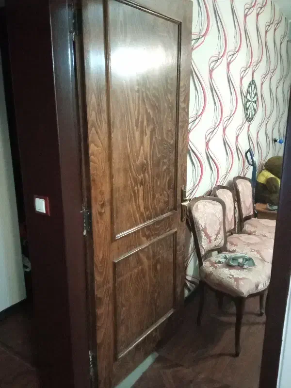 دو لنگه درب چوبی با کیفیت بهمراه قفل|مصالح و تجهیزات ساختمان|تهران, ایوانک|دیوار