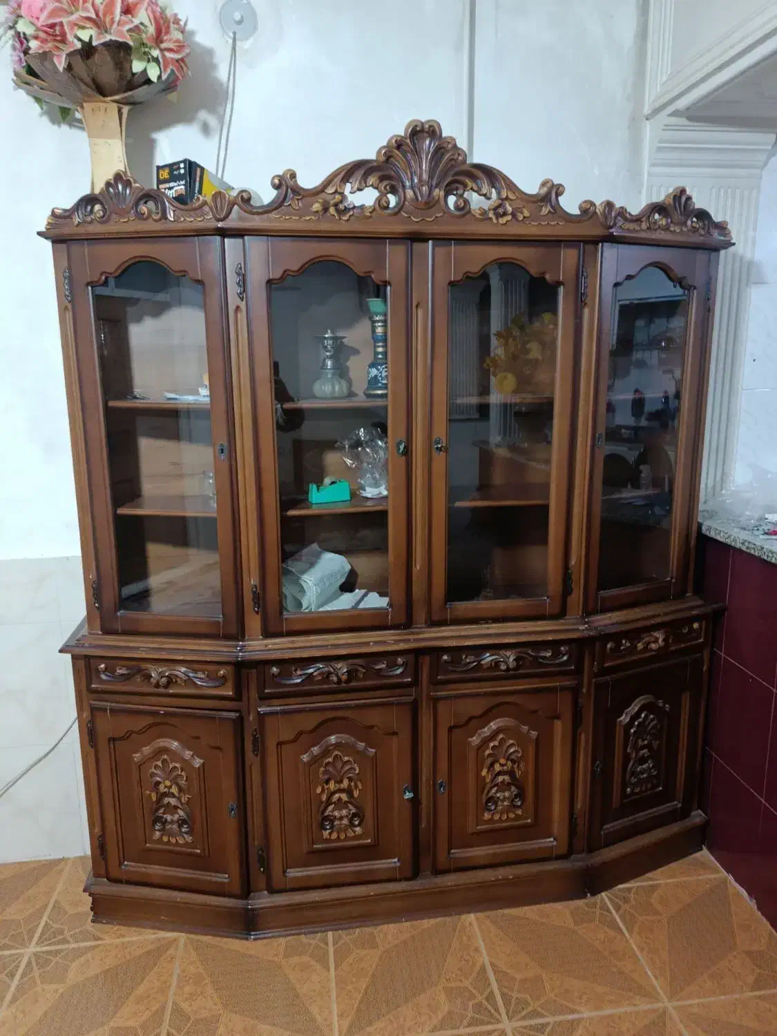 بوفه|بوفه، ویترین، کنسول|محمدیه-قزوین, |دیوار