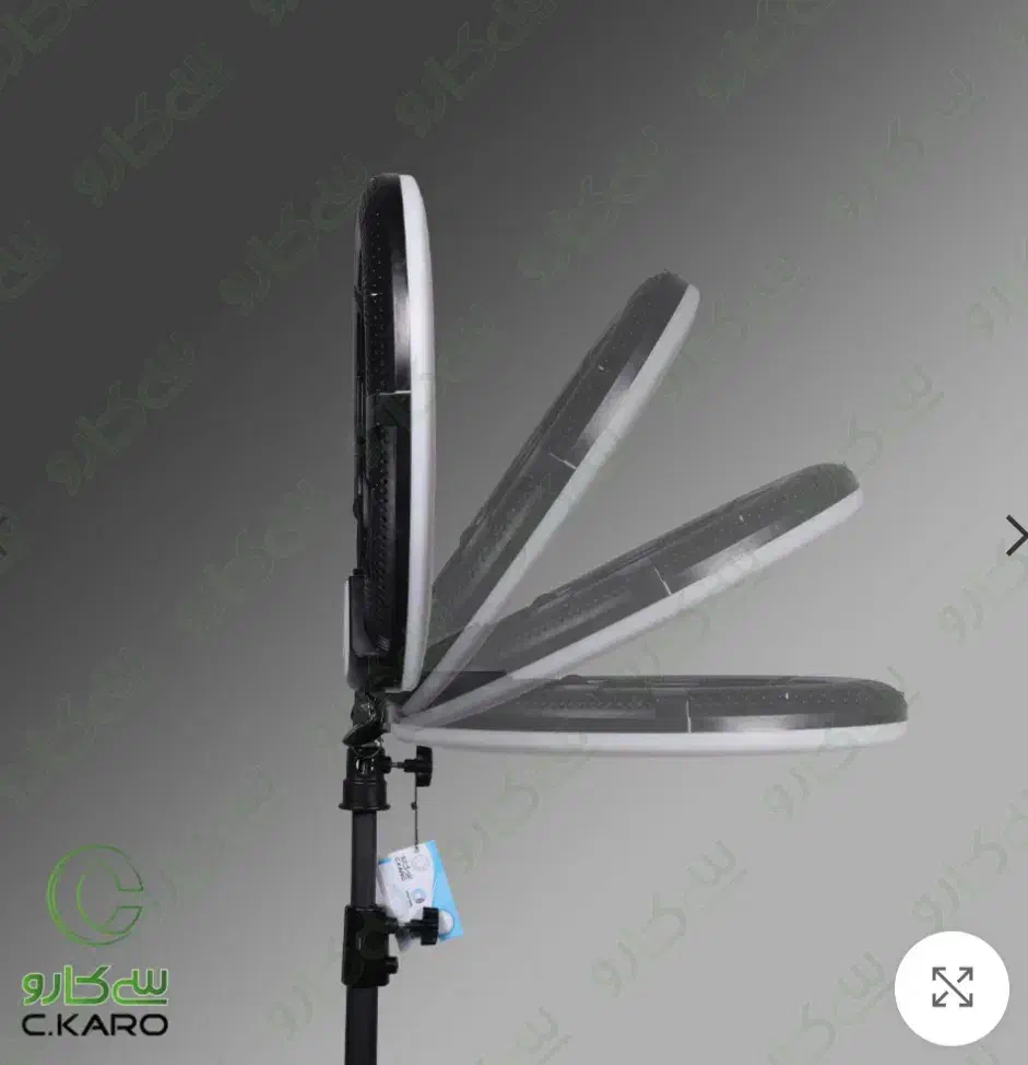 رینگ لایت 45سانت 170وات ایرانی با پایه بلندحرفه ای|دوربین عکاسی و فیلمبرداری|تهران, لاله زار|دیوار