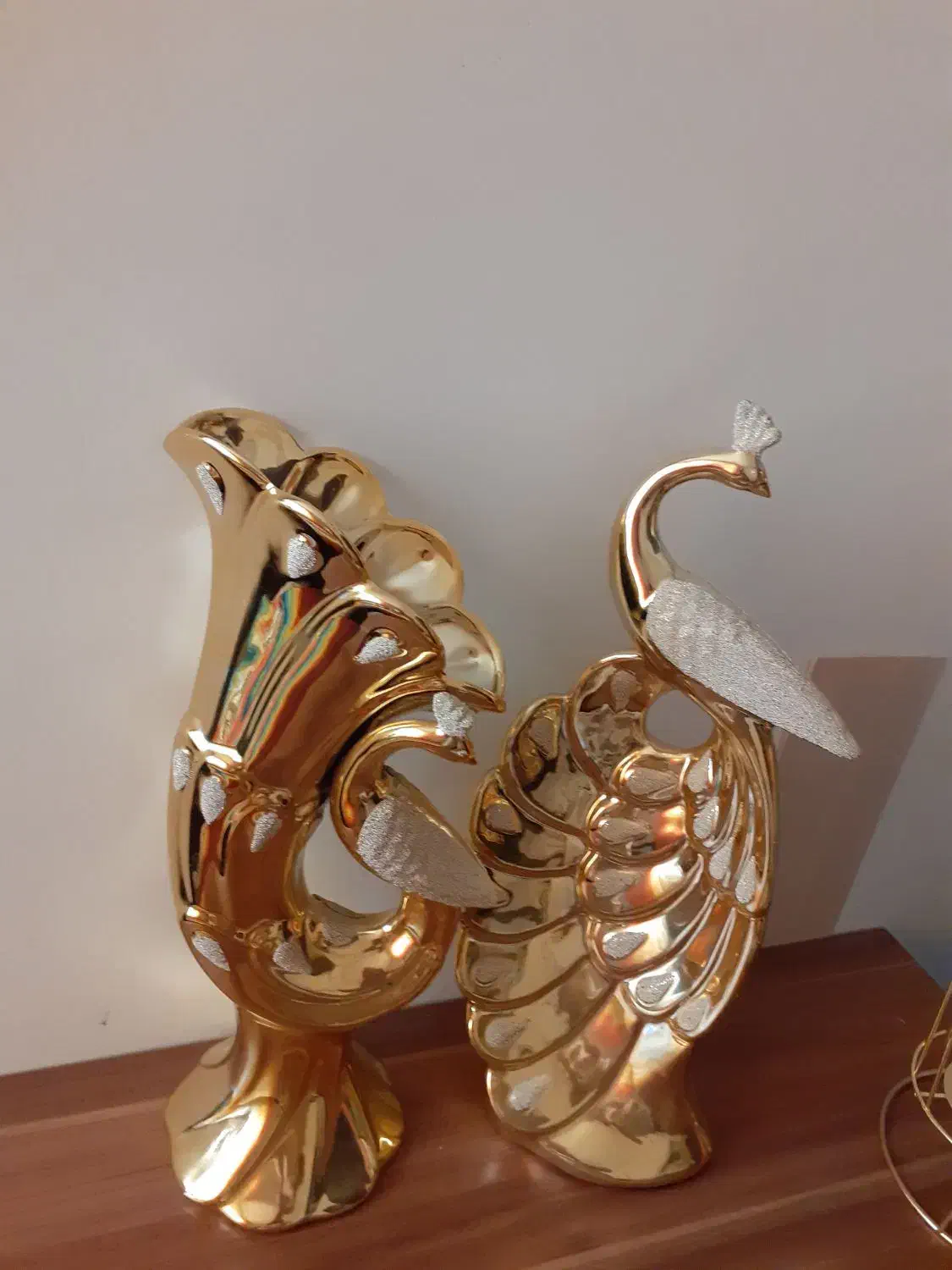 پرده نو وتزیینی طاووس طلایی|پرده، رانر، رومیزی|زنجان, |دیوار