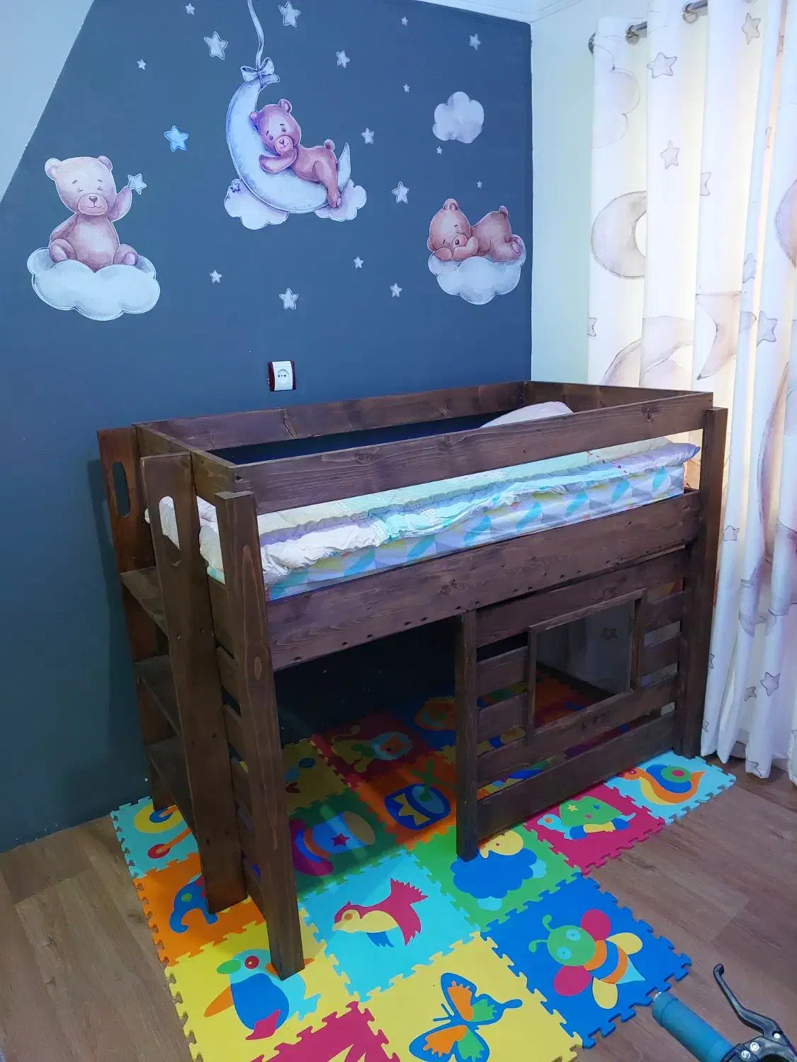 تخت دوطبقه کودک|تخت و صندلی بچه|تنکابن, |دیوار