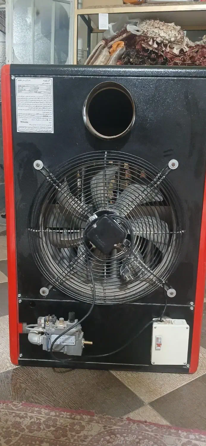 بخاری صنعتی فن دار|بخاری، هیتر، شومینه|بردسیر, |دیوار